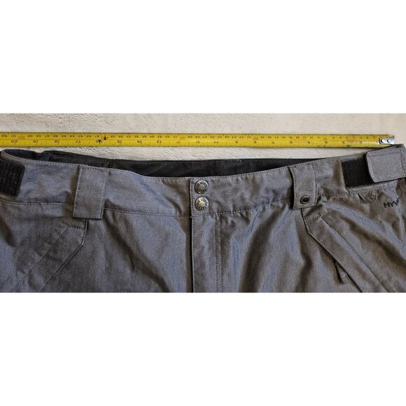 Mens The North Face Hyvent Ski Snowboard Shell Waterproof Snow Pants - Grey XL - Picture 5 of 16